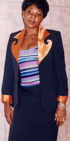 Date this voluptuous Gabon girl Romaine from  A9950